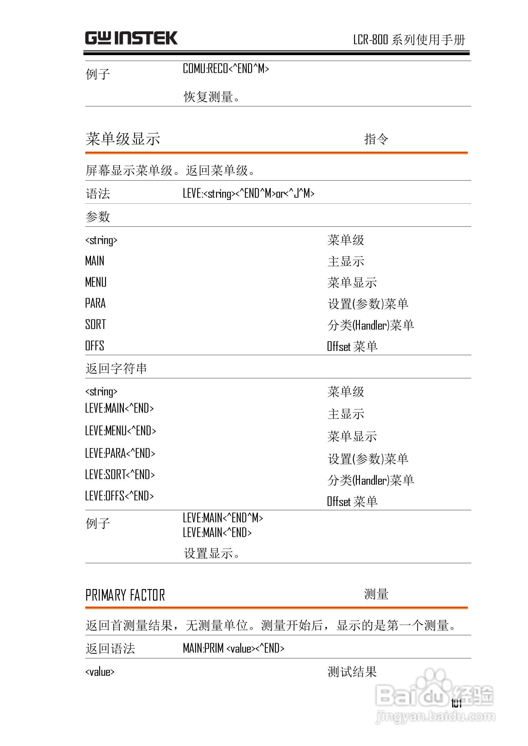 固纬LCR-821高精度LCR测试仪使用说明书:[11]