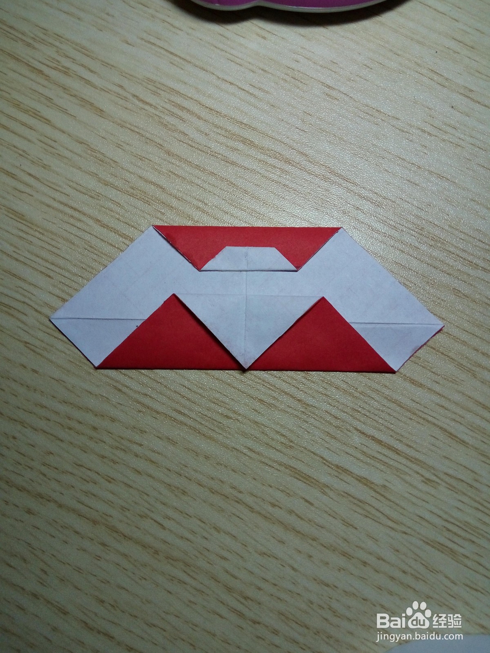 用纸折可爱的圣诞老人