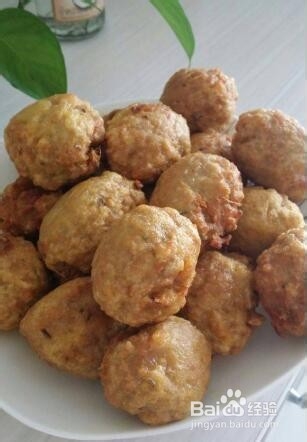 素炸藕丸窍门
