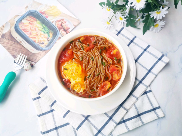 番茄鸡蛋荞麦面