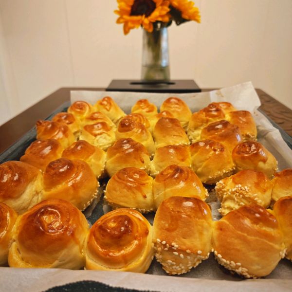 蜂蜜脆底小面包