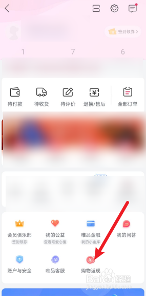 唯品会购物返现怎么进行提现？