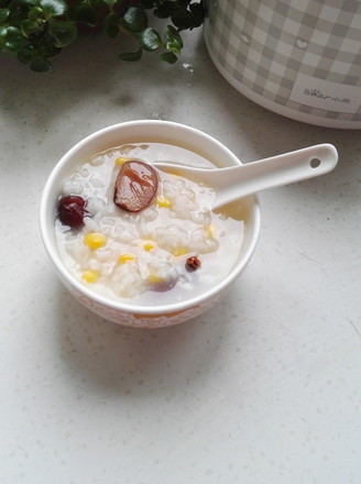 玉米红枣米粥