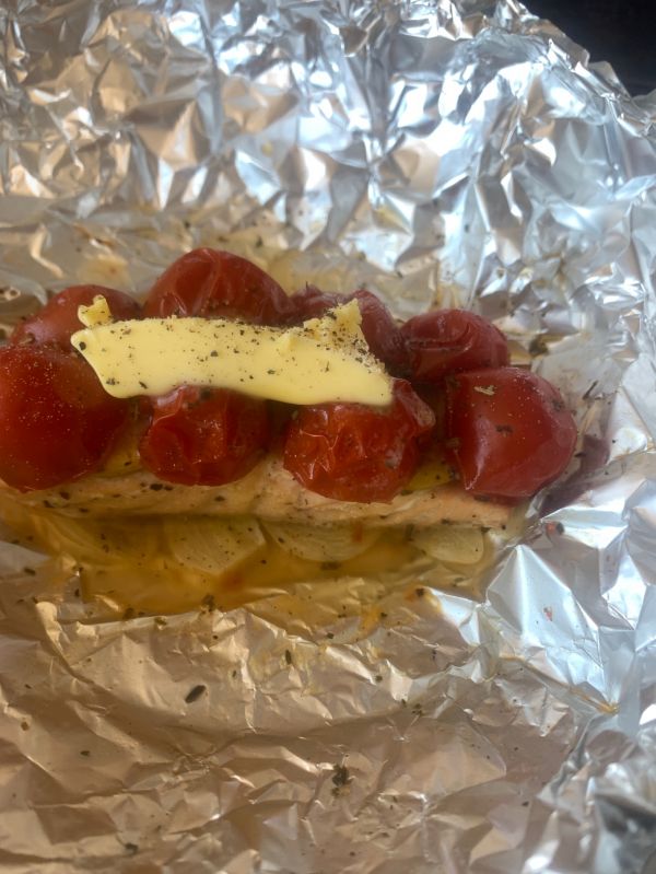 法式柠檬烤三文鱼