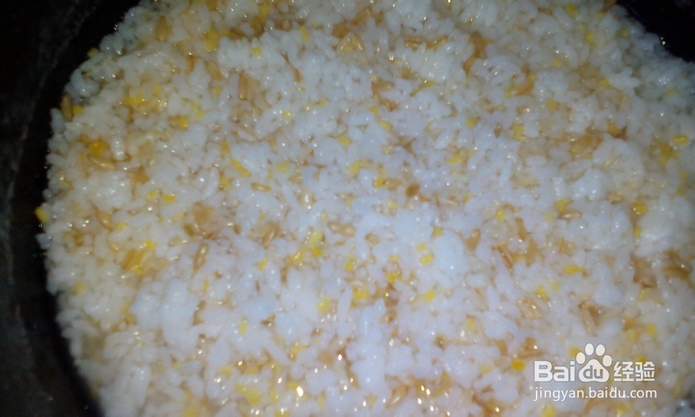 夏季爽口杂粮水饭