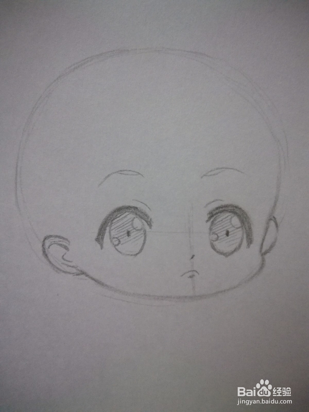 Q版动漫人物头部和五官的画法教程