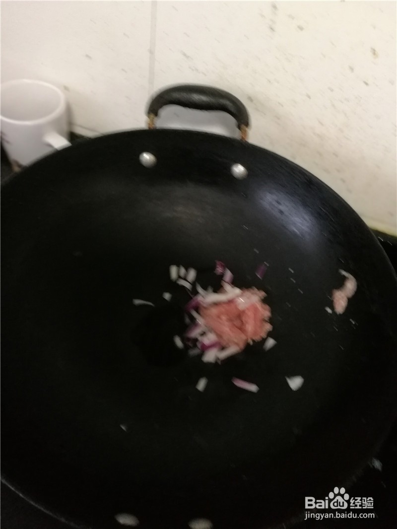 猪肉丝炒油菜