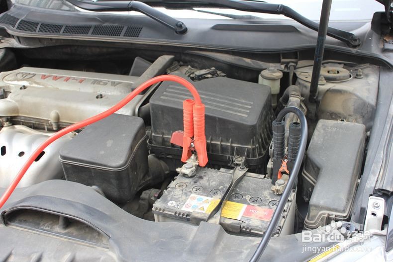 汽车搭火线连接方法