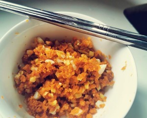 健康杂粮海胆炒饭的做法