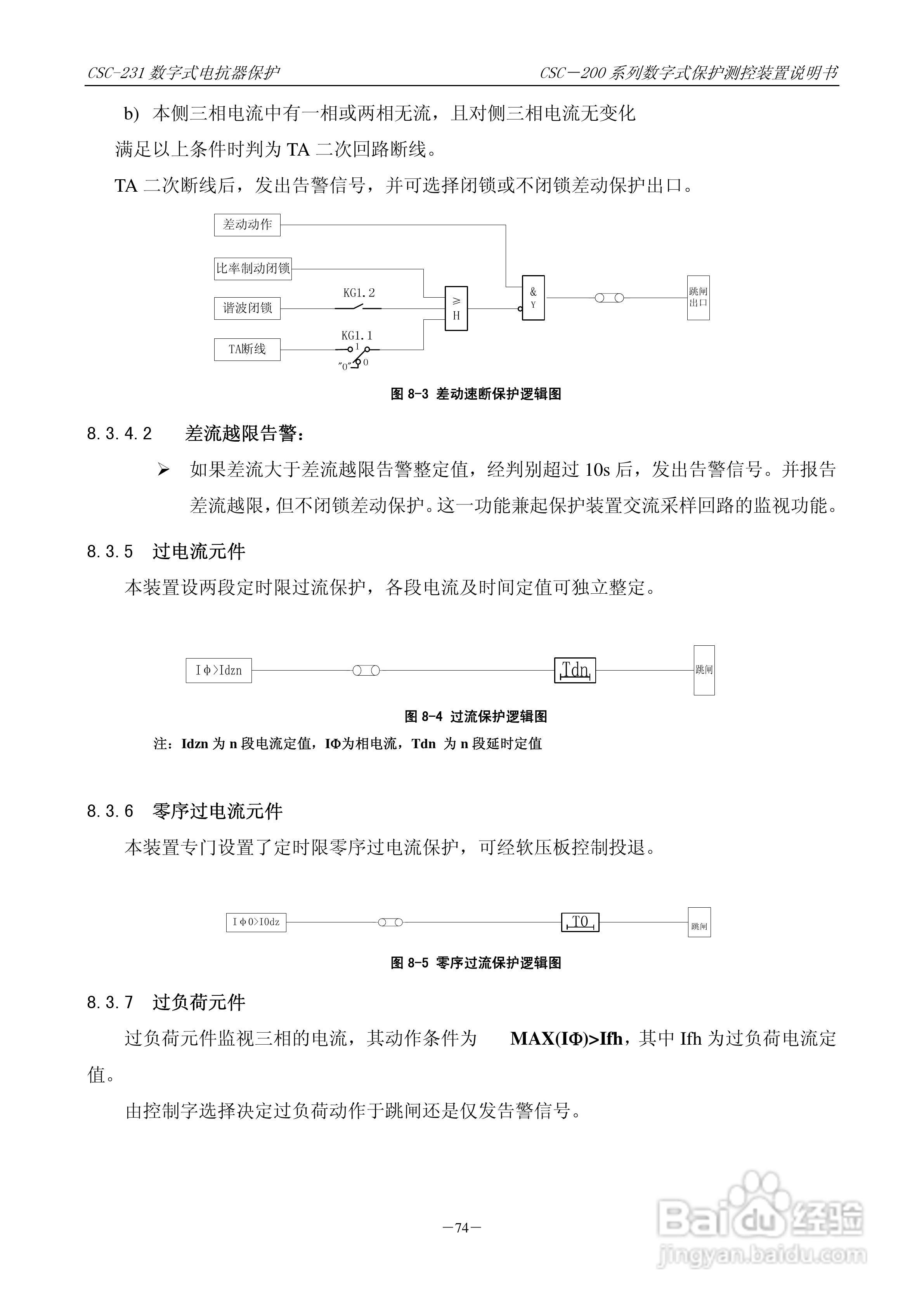 四方CSC-246数字式备用电源自动投入装置说明书:[9]