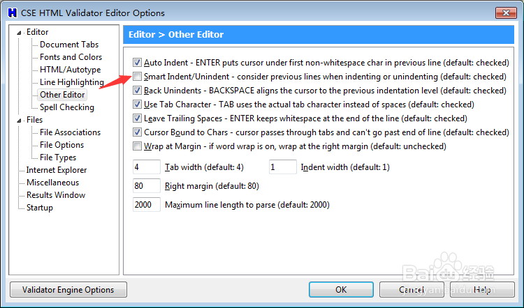 CSE Validator v14.0怎么设置敏捷缩进