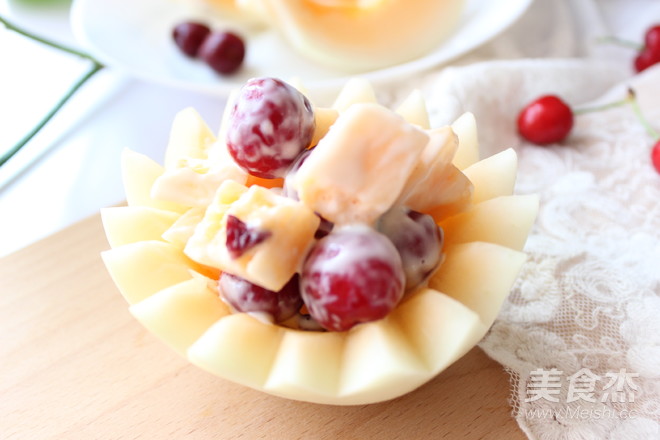 甜瓜沙拉盅的做法