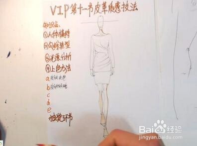 服装设计学习皮革质感技法