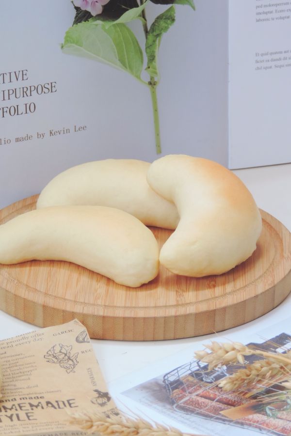 芝士火腿玉米月亮小面包