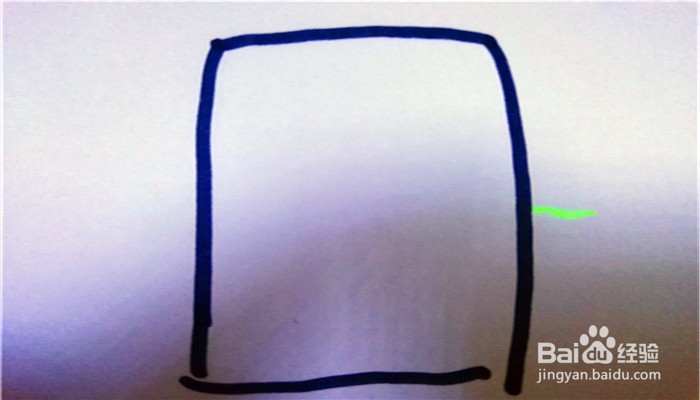 怎么样用简笔画画冰箱