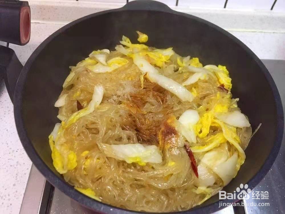 家常--白菜炒粉条