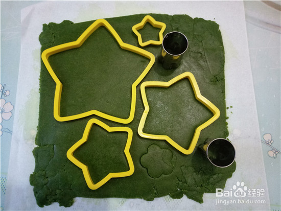 圣诞树饼干的做法