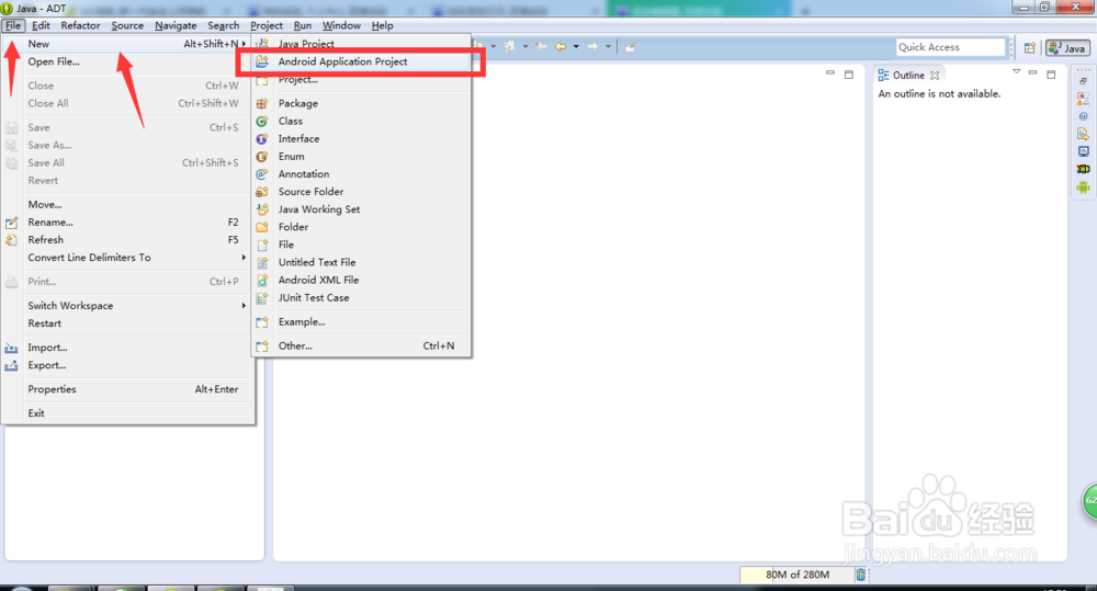 Android学习之建立Android项目