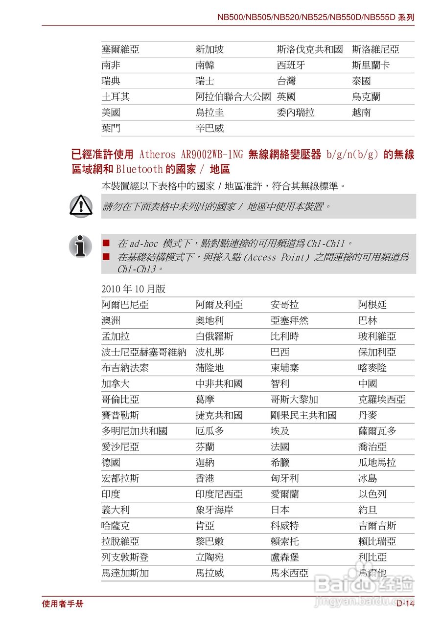 东芝NB500笔记本电脑使用说明书:[12]