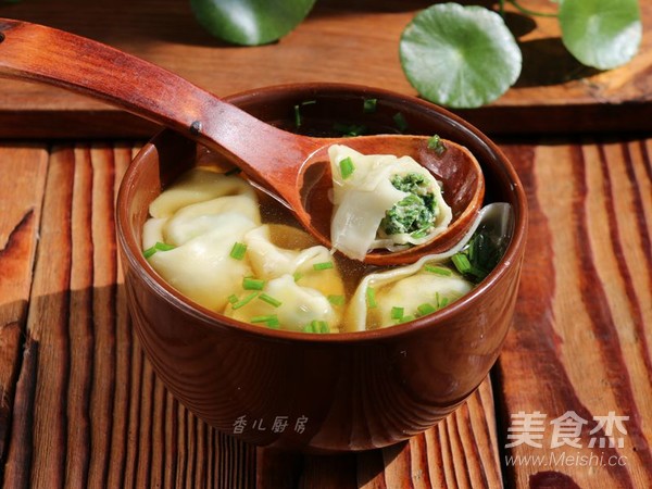 鲜肉荠菜馄饨