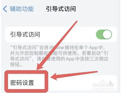 苹果引导式访问怎么设置面容ID