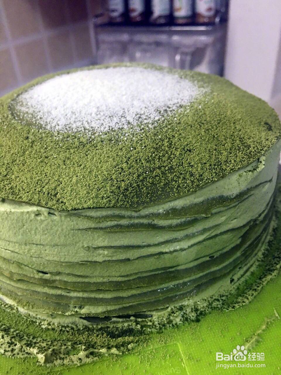 妈妈教我做的抹茶千层