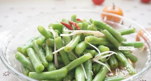 凉拌四季豆的做法-