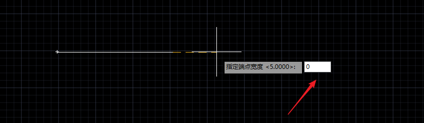 CAD中怎样用多段线绘制一个箭头