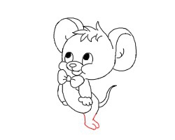 猫和老鼠杰瑞怎么画