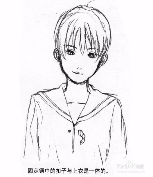 日式水手服该怎么画？