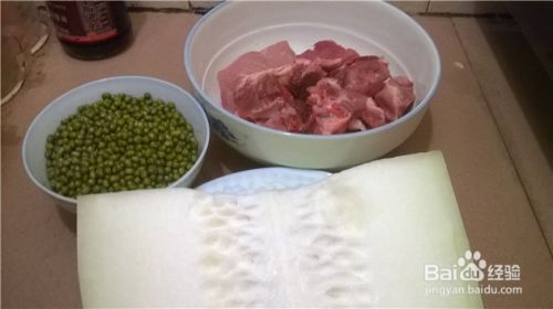 家常菜——冬瓜绿豆骨头汤