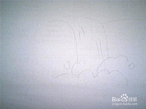 简笔画瀑布的画法