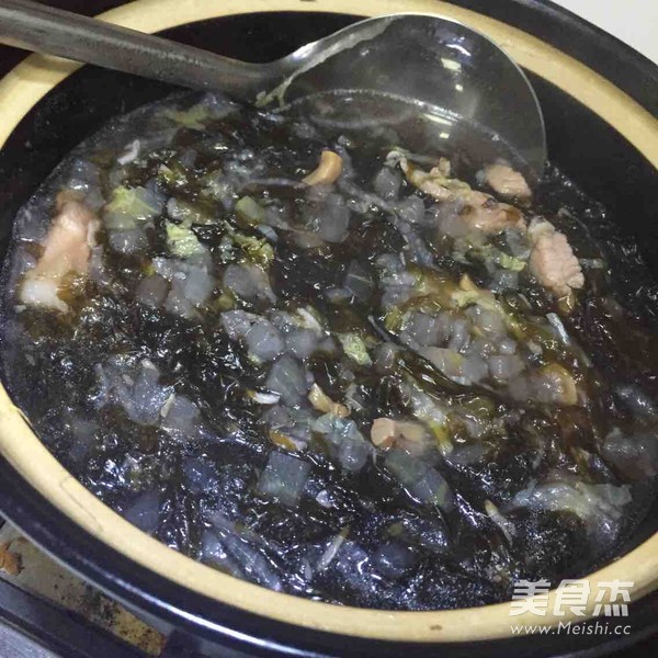 冬瓜白贝紫菜汤