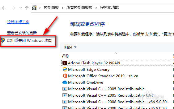 Windows 10怎么开启IIS服务？