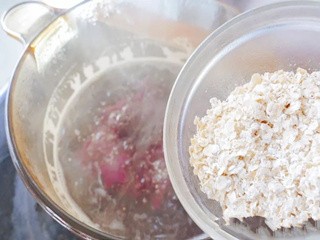 奶香紫薯藜麦羹怎么做？