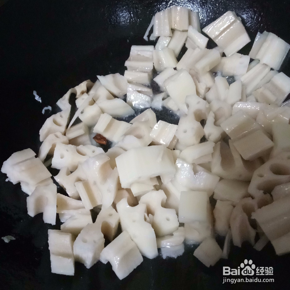 清炒莲藕的家常做法