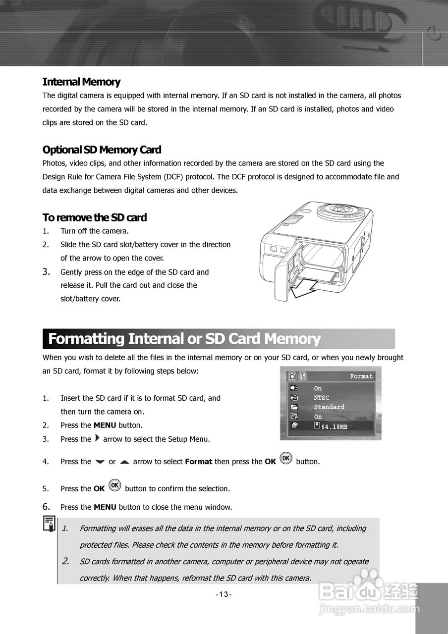 JENOPTIK JD 6.0 z3 MPEG4数码相机说明书:[2]