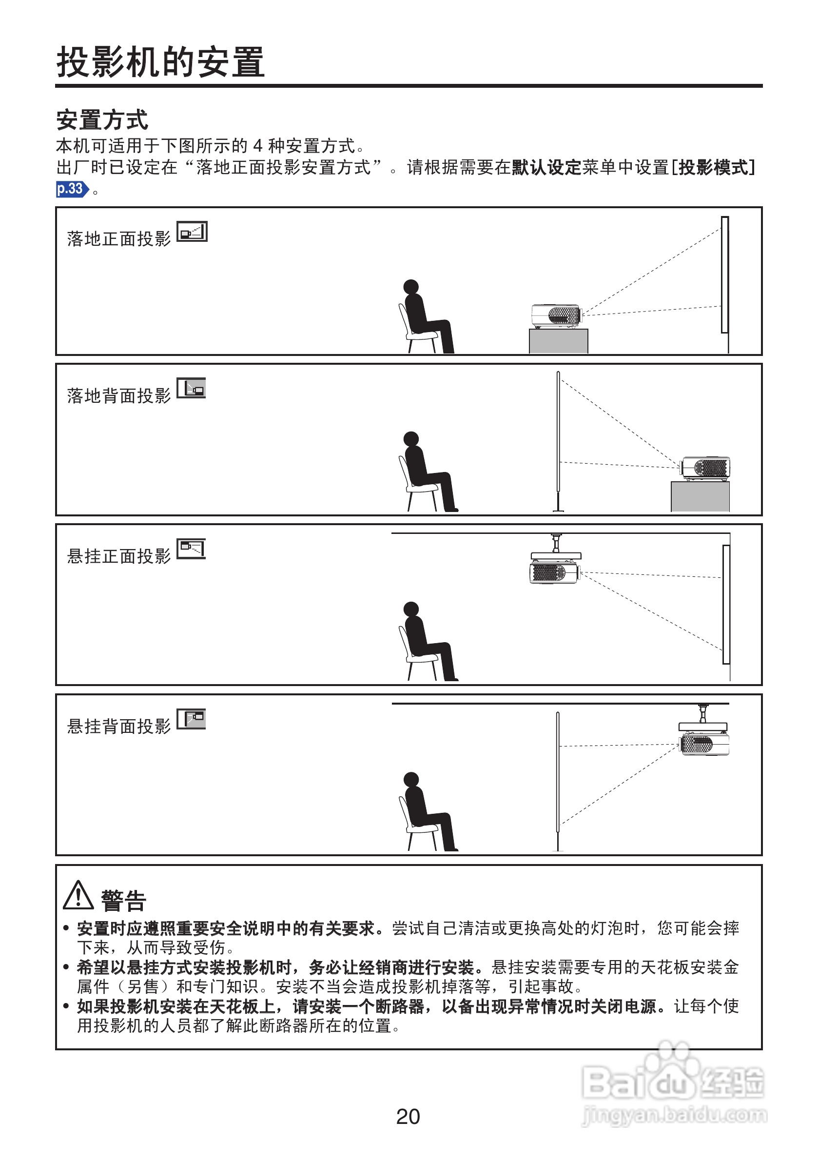 东芝 TDP-XP2影机说明书:[2]