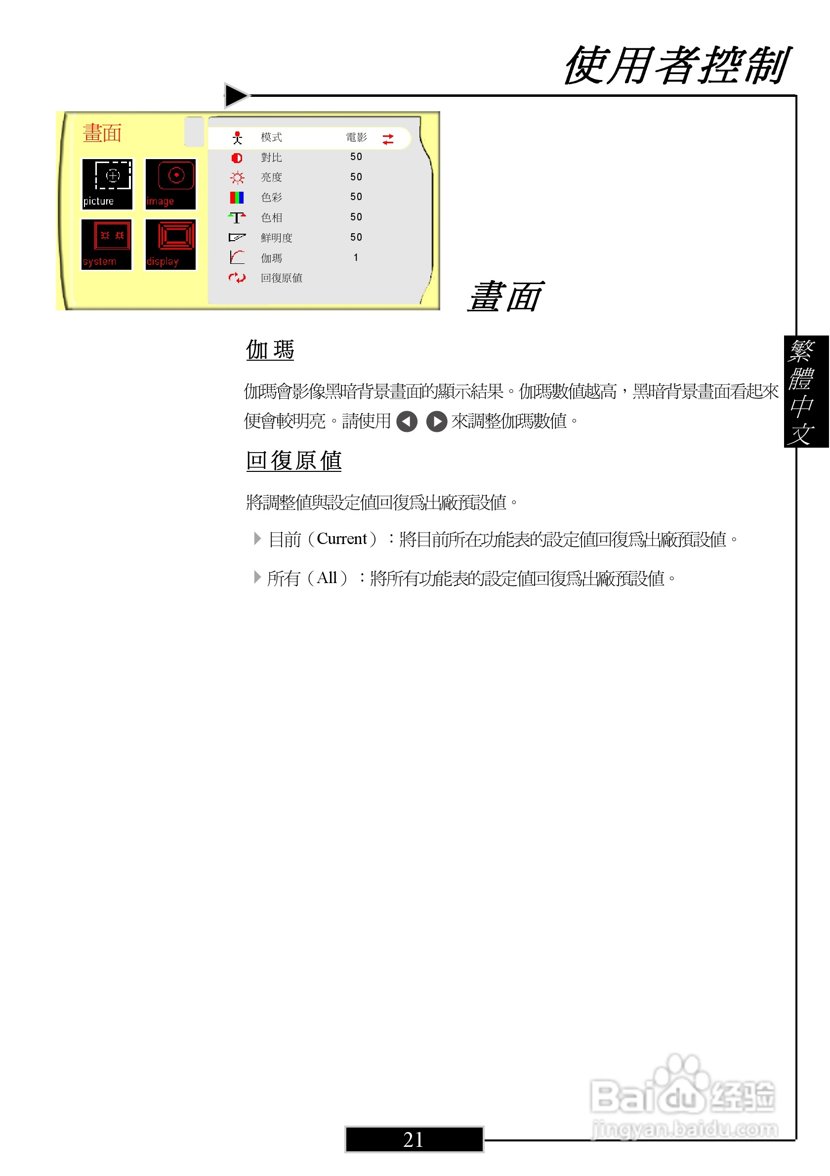 奥图码 H77投影机说明书:[3]