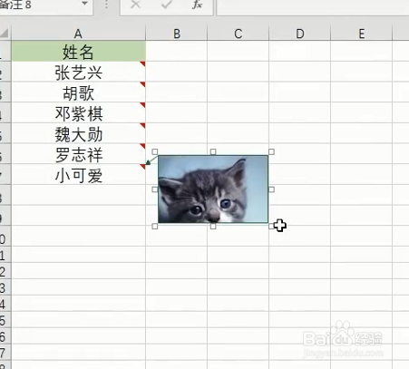 怎么给Excel添加照片提示