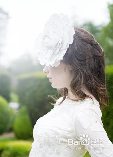 完美无死角新娘的时尚发型