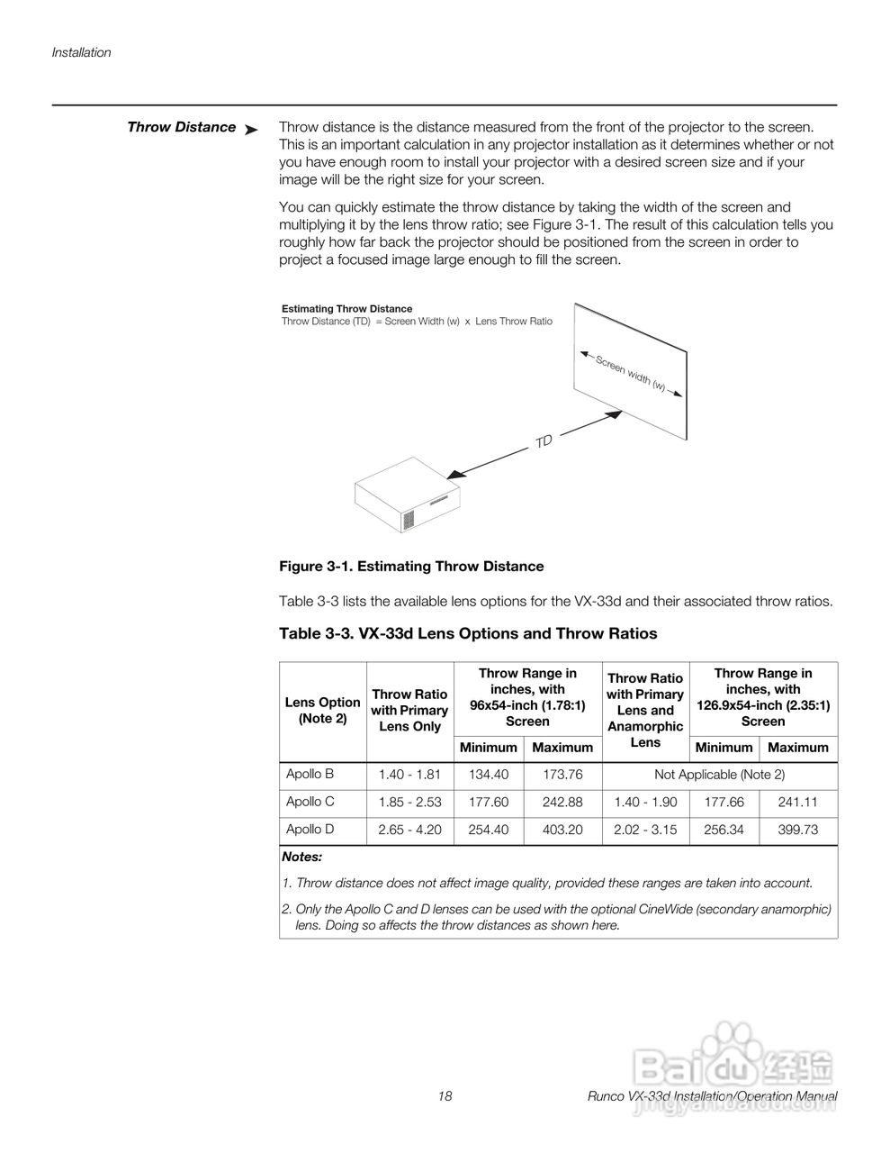 Runco VX-33d投影机使用说明书:[4]