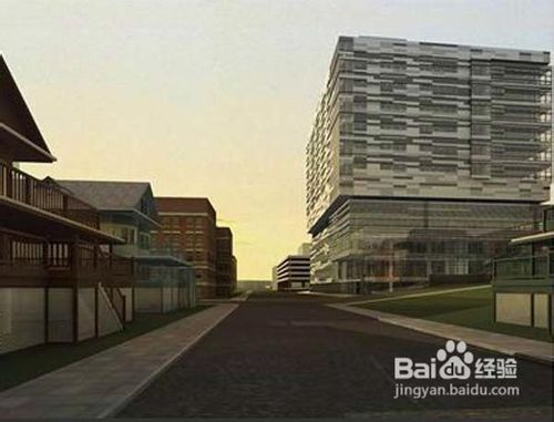 建筑表现:3dmax制作室外黄昏场景