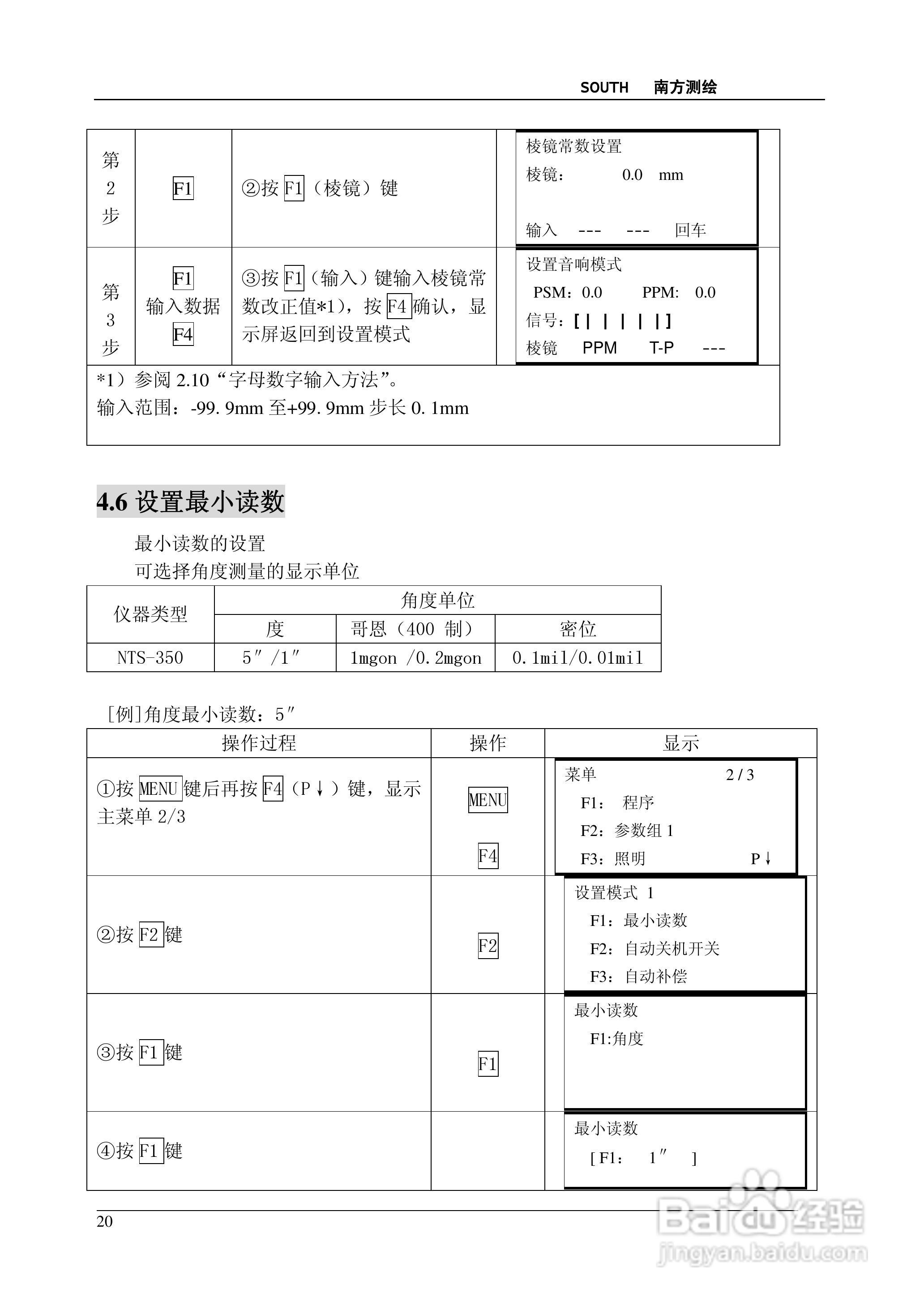 南方测绘全站仪 NTS-350说明书:[2]