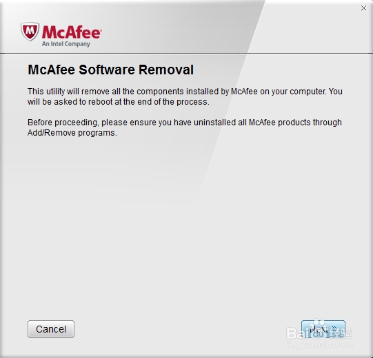 怎么卸载mcafee