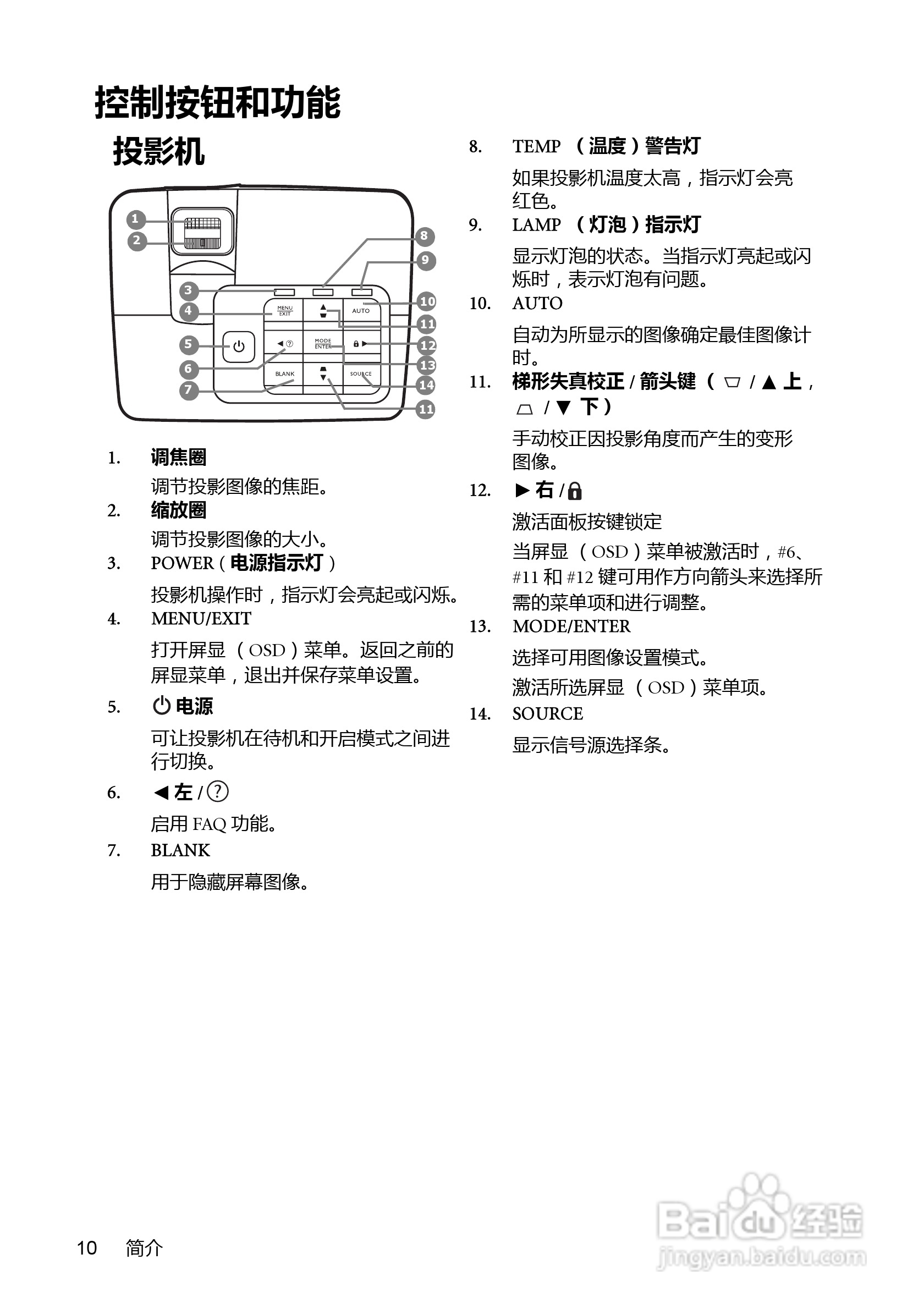 明基MS614投影机使用说明书:[1]