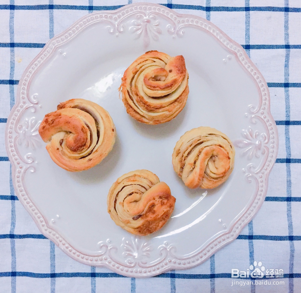 巧克力肉松手撕面包的做法