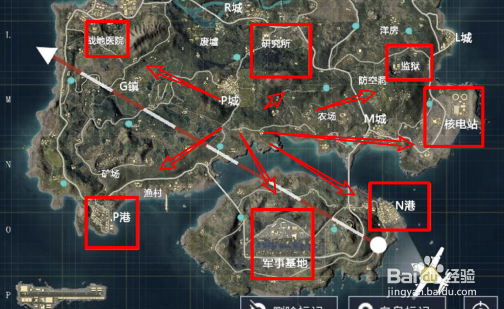 海岛地图直升机刷新点图片