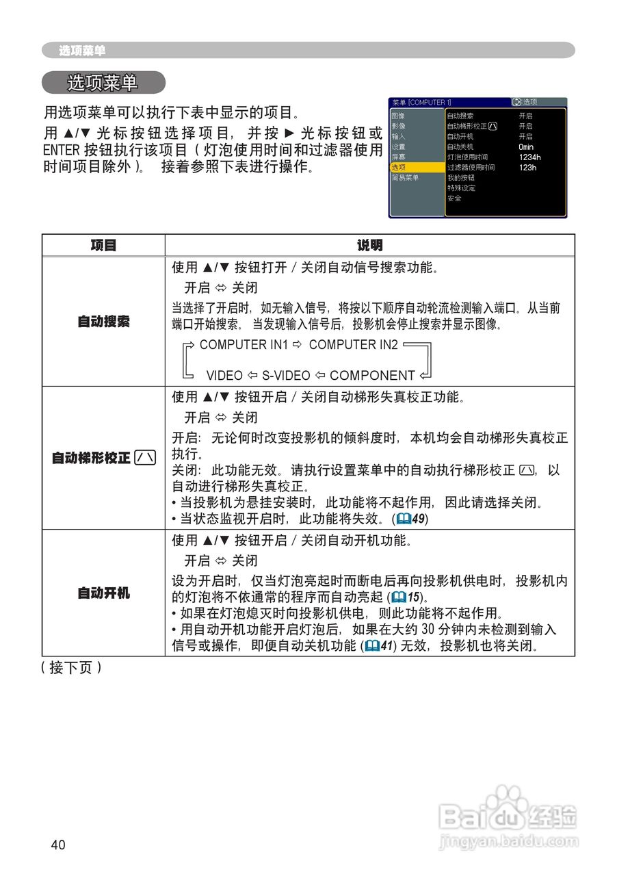 日立CP-X200投影机使用说明书:[4]