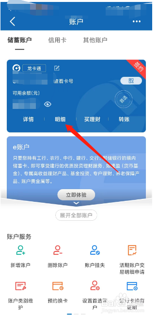 中国建设手机银行登录和查询明细